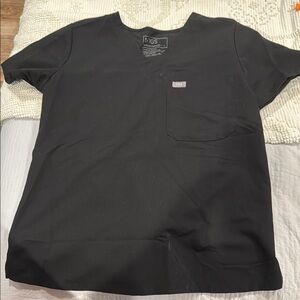 Figs Black Short Sleeve Tee